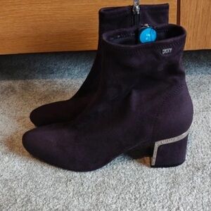 DKNY Women's Ankle Boots in Rich Purple
